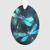 Lake Glows Dragonflies Ornament (Rückseite)