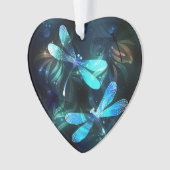 Lake Glows Dragonflies Ornament (Vorderseite)