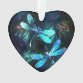 Lake Glows Dragonflies Ornament (Rückseite)
