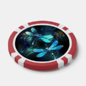 Lake Glows Dragonflies Pokerchips (Einzeln)