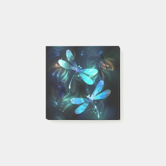Lake Glows Dragonflies Post-it Klebezettel (Vorderseite)