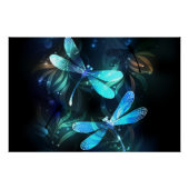 Lake Glows Dragonflies Poster (Vorderseite)