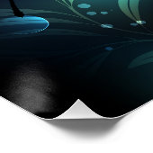 Lake Glows Dragonflies Poster (Ecke)