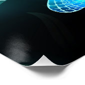 Lake Glows Dragonflies Poster (Ecke)