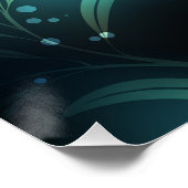 Lake Glows Dragonflies Poster (Ecke)