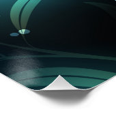 Lake Glows Dragonflies Poster (Ecke)