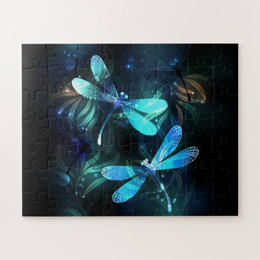 Lake Glows Dragonflies Puzzle (Horizontal)