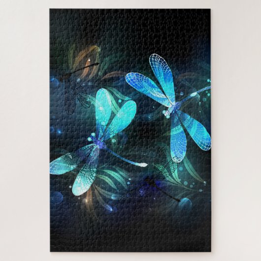 Lake Glows Dragonflies Puzzle (Vertikal)
