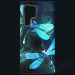 Lake Glows Dragonflies Samsung Galaxy Hülle<br><div class="desc">Zwei lichtdurchflutete,  türkisfarbene,  kunstvoll gezeichnet Libellen mit lichtdurchlässigem Sealgen und Glühwürmchen im Hintergrund. Glühende Libelle.</div>