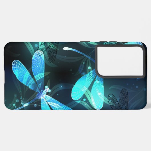 Lake Glows Dragonflies Samsung Galaxy Hülle (Rückseite (Horizontal))