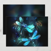 Lake Glows Dragonflies Save The Date (Vorne/Hinten)