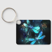 Lake Glows Dragonflies Schlüsselanhänger (Rückseite)