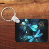 Lake Glows Dragonflies Schlüsselanhänger (Rückseite)