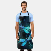 Lake Glows Dragonflies Schürze (Getragen)