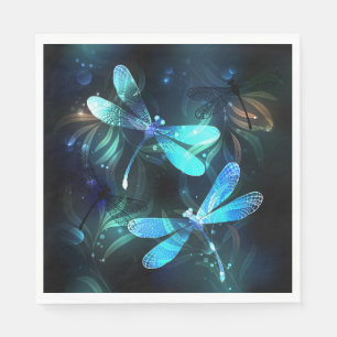 Lake Glows Dragonflies Serviette