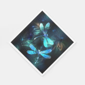 Lake Glows Dragonflies Serviette (Ecke)