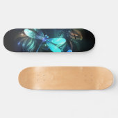 Lake Glows Dragonflies Skateboard (Horizontal)