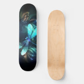 Lake Glows Dragonflies Skateboard (Vorderseite)