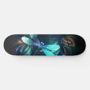 Lake Glows Dragonflies Skateboard