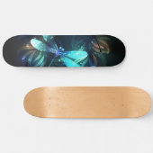Lake Glows Dragonflies Skateboard (Horizontal)