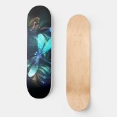 Lake Glows Dragonflies Skateboard (Vorderseite)