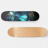 Lake Glows Dragonflies Skateboard (Horizontal)