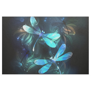 Lake Glows Dragonflies Stoff