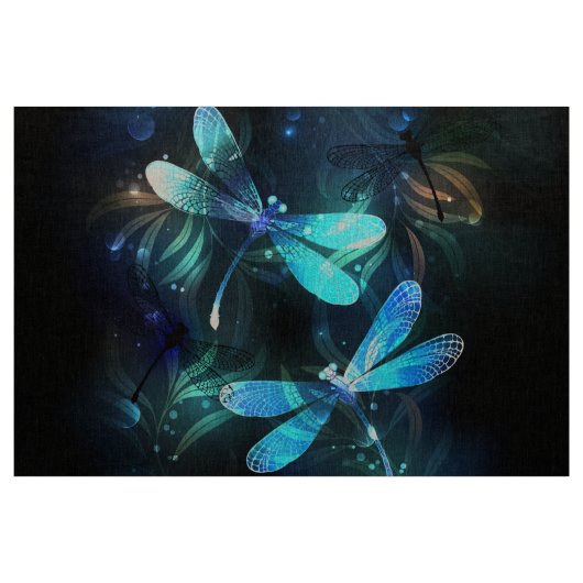 Lake Glows Dragonflies Stoff (Yard (91,4 cm))