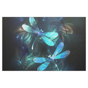 Lake Glows Dragonflies Stoff