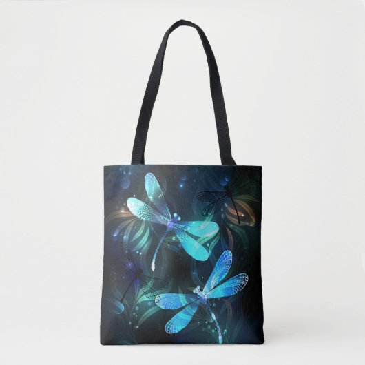 Lake Glows Dragonflies Tasche (Vorderseite)