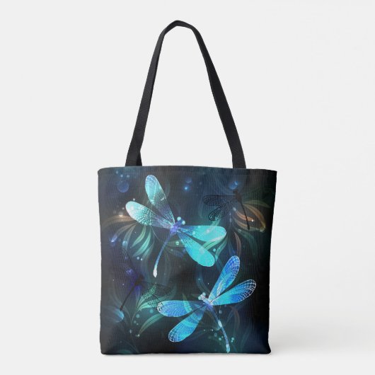 Lake Glows Dragonflies Tasche (Rückseite)