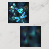 Lake Glows Dragonflies Telefonnummerkarte (Vorne/Hinten)