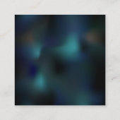 Lake Glows Dragonflies Telefonnummerkarte (Rückseite)