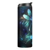 Lake Glows Dragonflies Thermosbecher (Nach links gedreht)