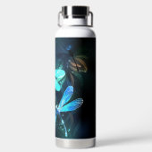 Lake Glows Dragonflies Trinkflasche (Rückseite)