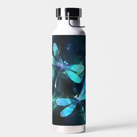 Lake Glows Dragonflies Trinkflasche (Links)