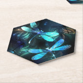 Lake Glows Dragonflies Untersetzer (angewinkelt)