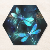 Lake Glows Dragonflies Untersetzer (Vorderseite)