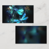 Lake Glows Dragonflies Visitenkarte (Vorne/Hinten)
