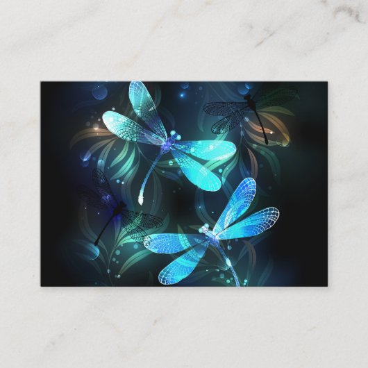 Lake Glows Dragonflies Visitenkarte (Vorderseite)