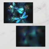 Lake Glows Dragonflies Visitenkarte (Vorne/Hinten)