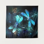 Lake Glows Dragonflies Wandteppich (Vorderseite)