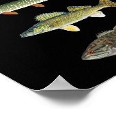 Lake Goals Fishing Musky Pike Walleye Small Mouth  Poster (Ecke)