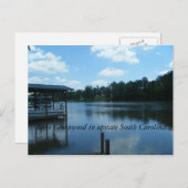 Lake Greenwood3, Lake Greenwood in upstate Sout... Postkarte (Vorne/Hinten)