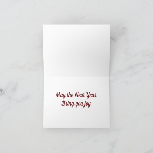 **LAKE GREETINGS** FÜR CHRISTMAS & NEUES JAHR KARTE (Innenseite)