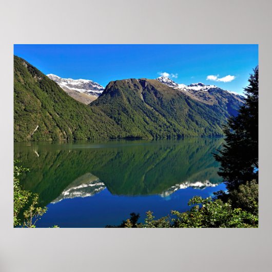 Lake Gunn Reflektion Poster (Vorne)
