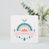 LAKE GUNTERSVILLE ALABAMA EINLADUNG (Stehend Vorderseite)