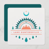 LAKE GUNTERSVILLE ALABAMA EINLADUNG (Vorne/Hinten)