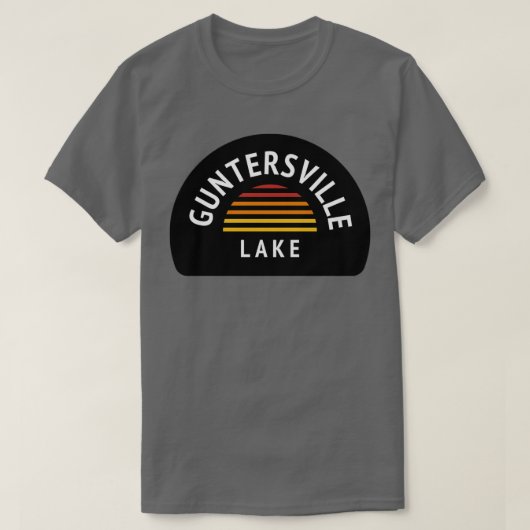 Lake Guntersville Sunset Triblend T-Shirt (Design vorne)