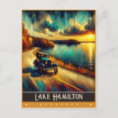 Lake Hamilton, Arkansas | Vintage Malerei Postkarte (Vorderseite)